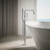 PURIST® FLOOR MOUNT BATH FILLER TRIM WITH HANDSHOWER - robinsonco.ca