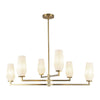 KRYSTA 35" 6 LIGHT CHANDELIER