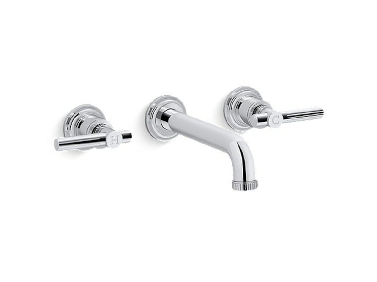 CENTRAL PARK WEST WALL-MOUNT SINK FAUCET WITH LEVER HANDLES - robinsonco.ca