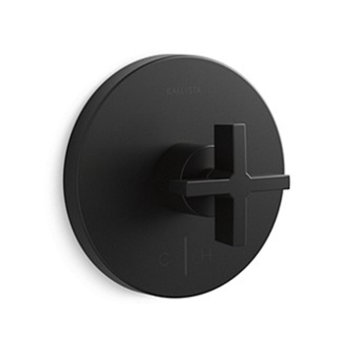 ONE THERMOSTATIC TRIM WITH CROSS HANDLE