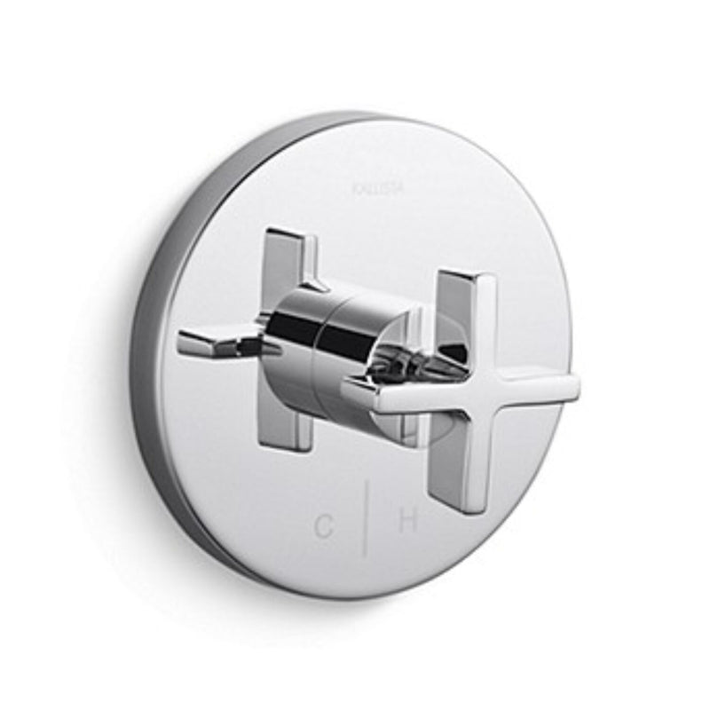 ONE THERMOSTATIC TRIM WITH CROSS HANDLE - robinsonco.ca