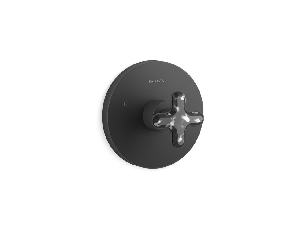 THERMOSTATIC TRIM, ZEBRA JASPER CROSS HANDLE - robinsonco.ca