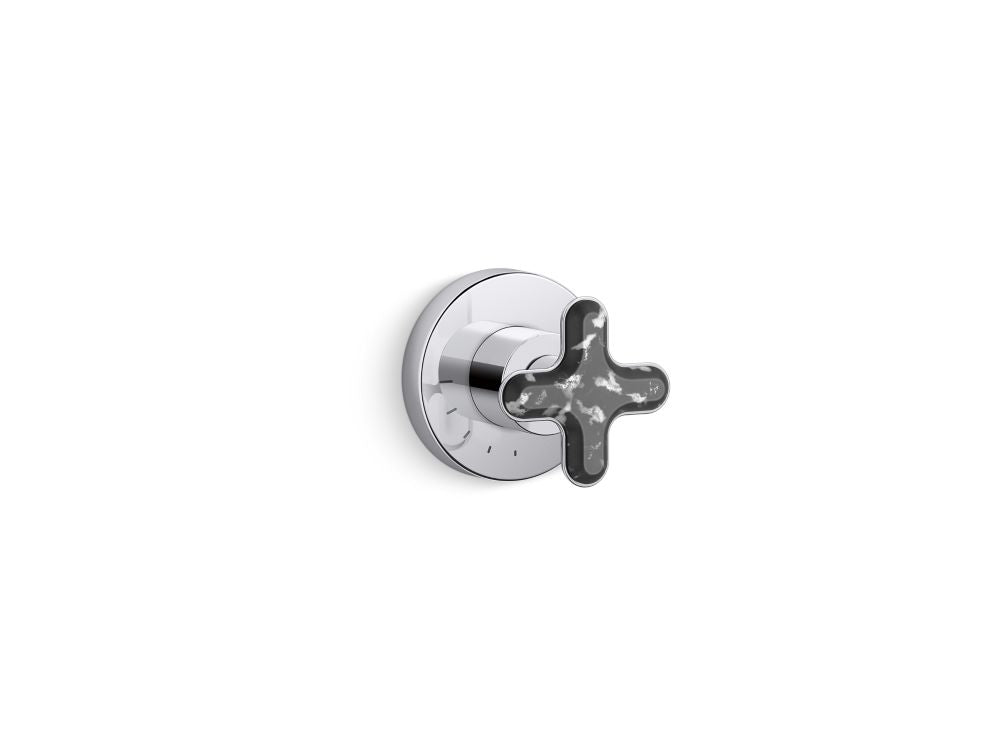 VOLUME CONTROL TRIM, ZEBRA JASPER CROSS HANDLE - robinsonco.ca