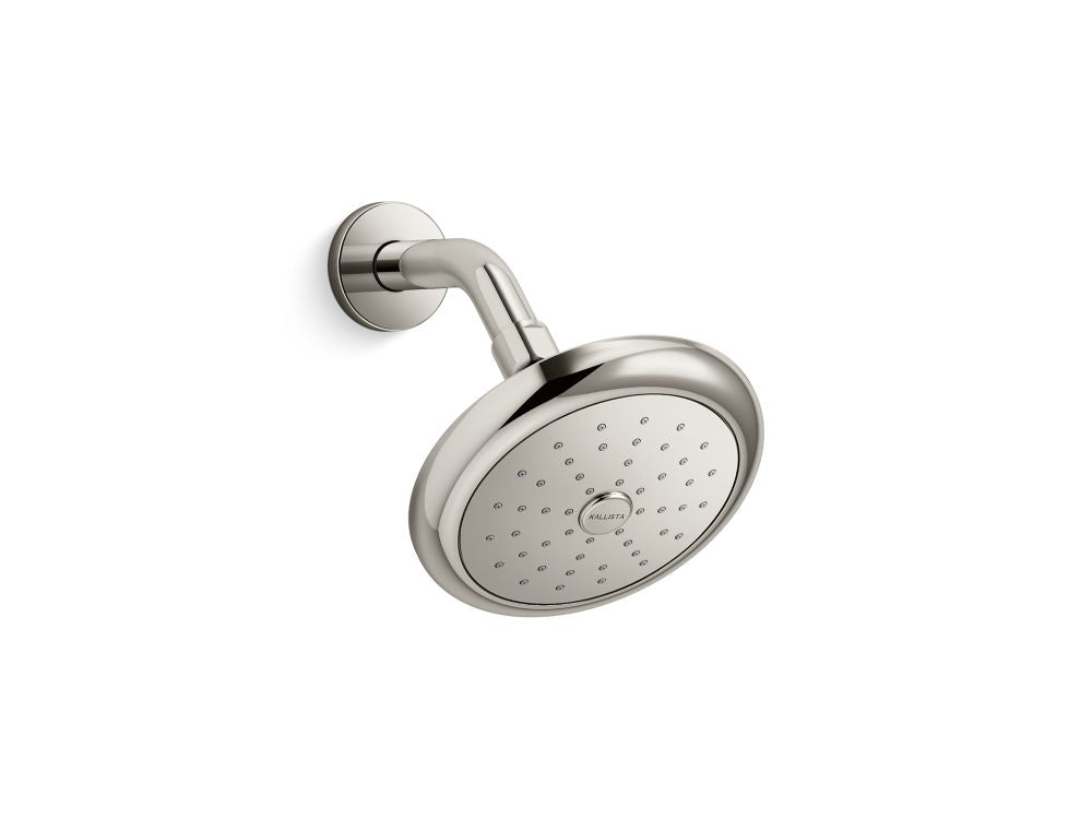 CONTEMPORARY ROUND SHOWERHEAD WITH ARM - robinsonco.ca