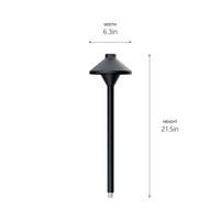 Kichler Adjustable LED Path LightKit dimensions