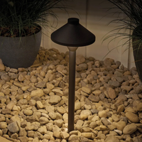 Kichler Adjustable LED Path LightKit Black outside
