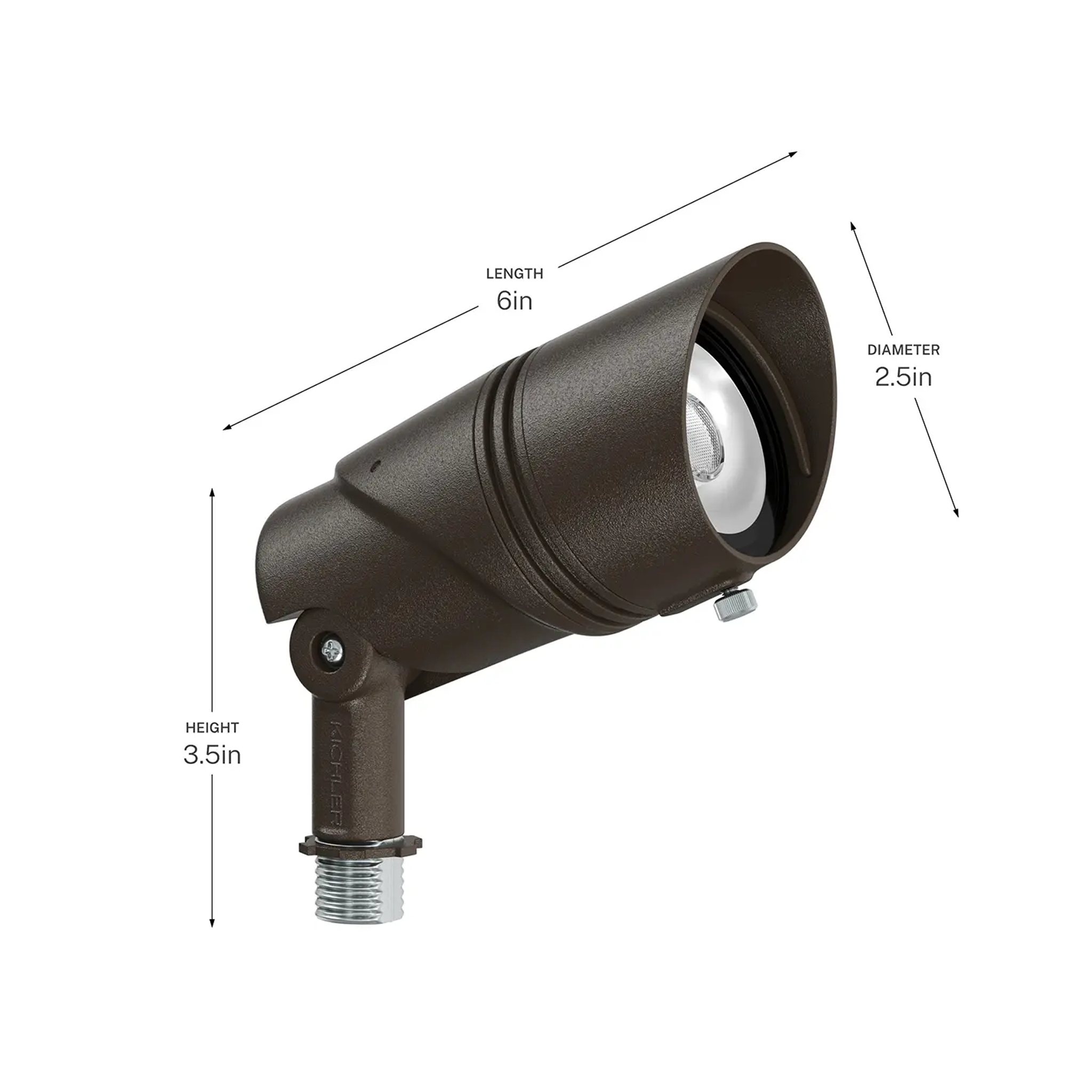 Kichler LED Varia Accent Light dimensions