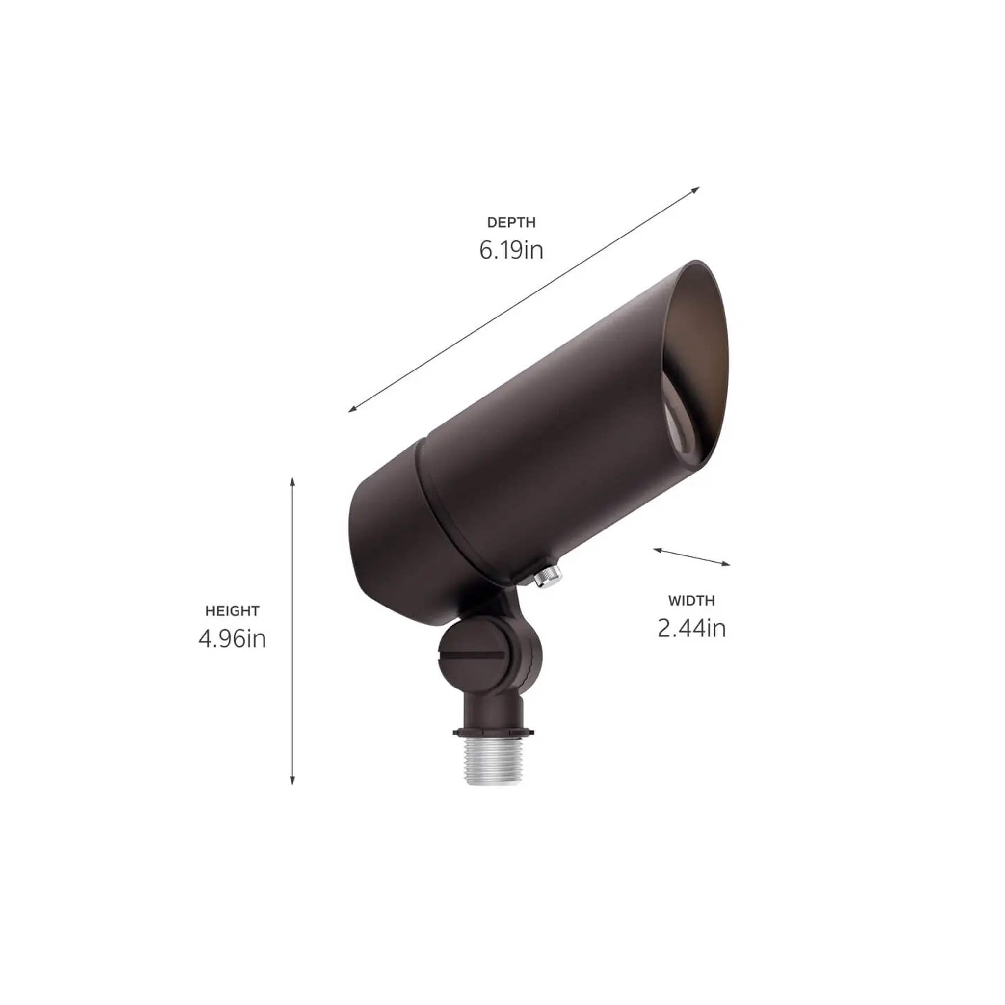 Kichler Landscape LED Kit Accent Light dimensions