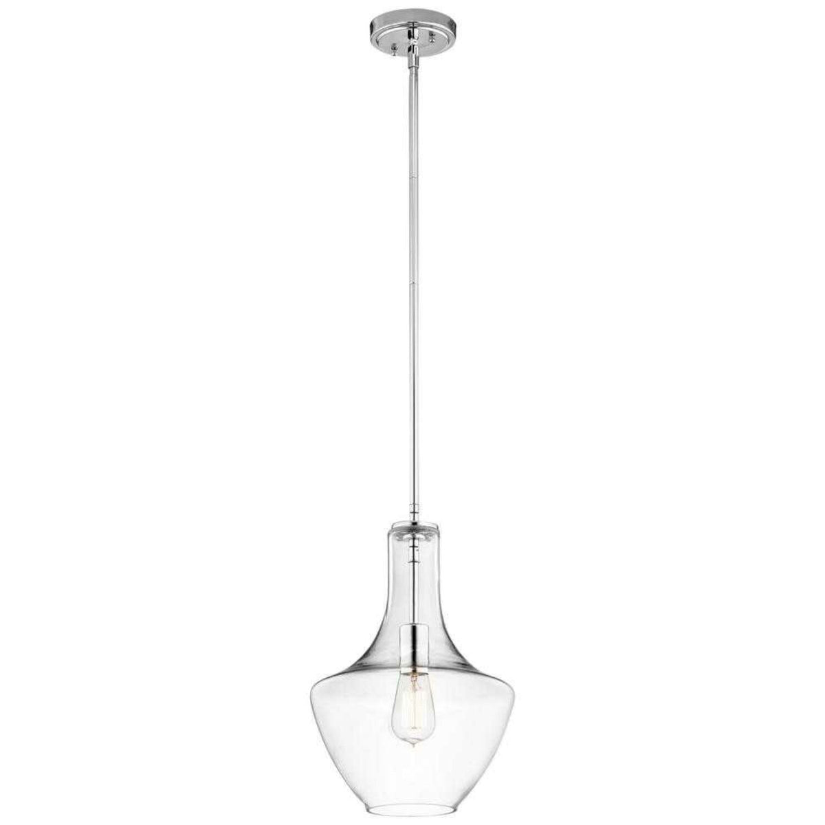 EVERYLY 1-LIGHT WIDE CURVE PENDANT