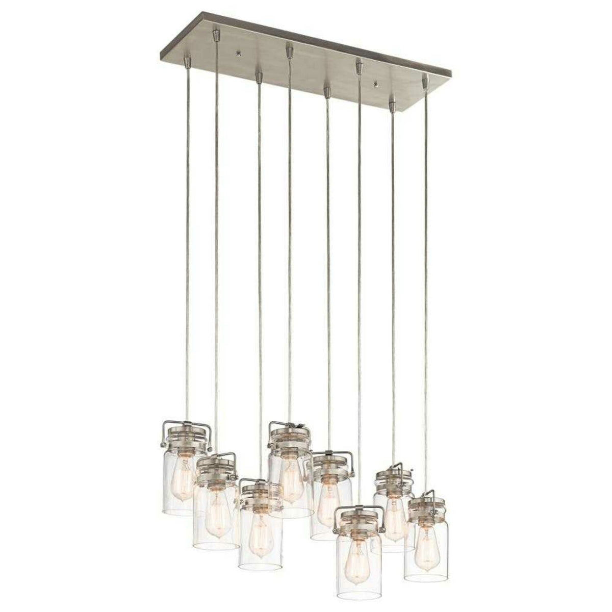 BRINLEY 8-LIGHT LINEAR CHANDELIER