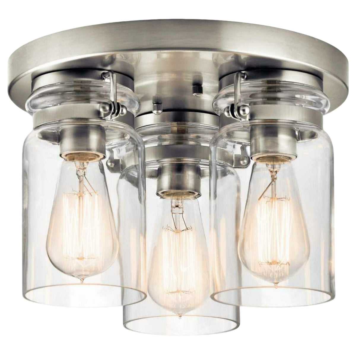 BRINLEY 3-LIGHT FLUSH MOUNT CEILING LIGHT - robinsonco.ca