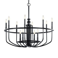 CAPITOL HILL 30.75" 12 LIGHT CHANDELIER