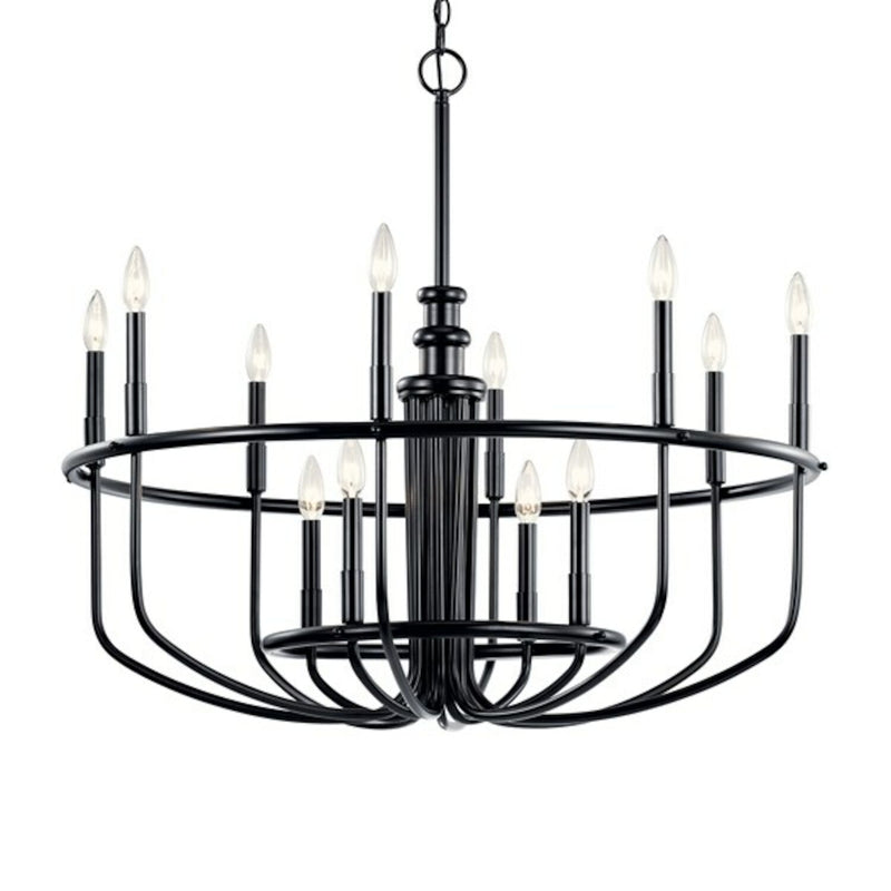 CAPITOL HILL 30.75" 12 LIGHT CHANDELIER