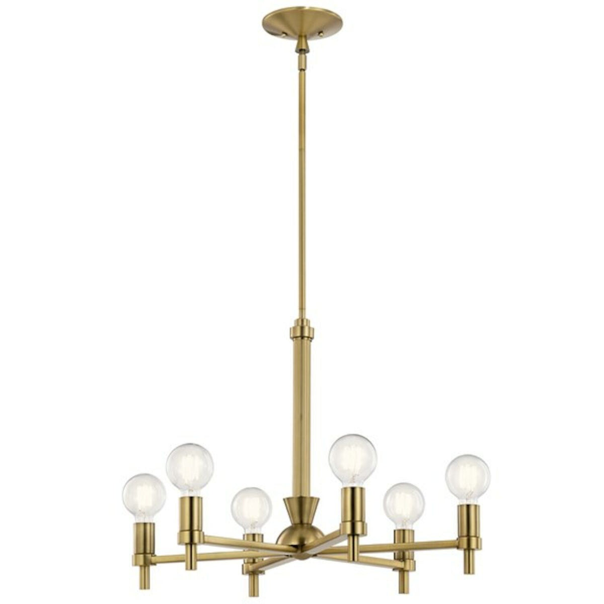 TORVEE 26" 6 LIGHT CHANDELIER