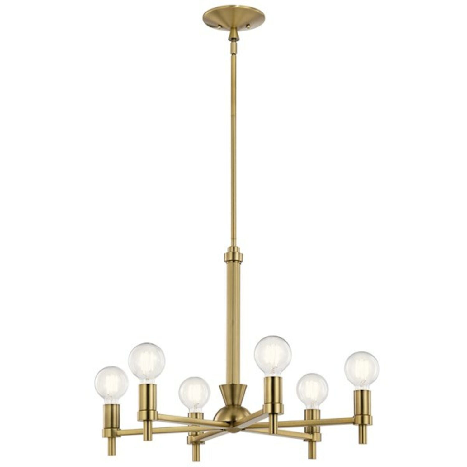 TORVEE 26" 6 LIGHT CHANDELIER