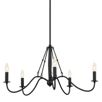 FREESIA 5 LIGHT CHANDELIER