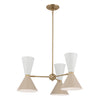 PHIX 6 LIGHT PIVOTING CHANDELIER
