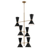 PHIX 12 LIGHT PIVOTING VERTICAL CHANDELIER - robinsonco.ca