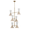 PHIX 12 LIGHT PIVOTING VERTICAL CHANDELIER