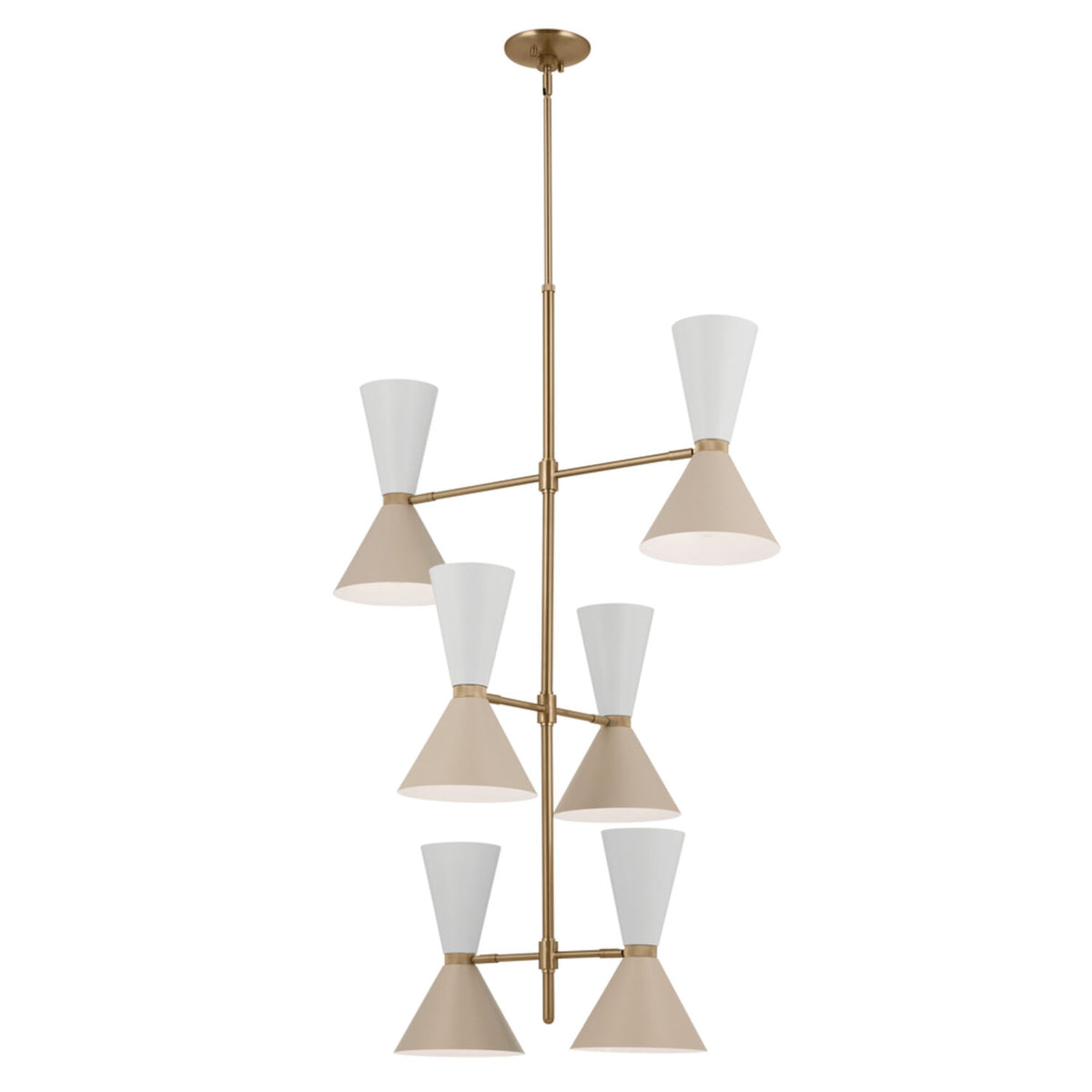 PHIX 12 LIGHT PIVOTING VERTICAL CHANDELIER