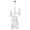 PHIX 12 LIGHT PIVOTING VERTICAL CHANDELIER - robinsonco.ca