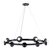 PALTA 35" 9 LIGHT CHANDELIER