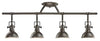 HATTERAS BAY 4-LIGHT HALOGEN RAIL CEILING LIGHT