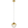 MOONLIT 8" LED PENDANT WITH ETCHED ACRYLIC