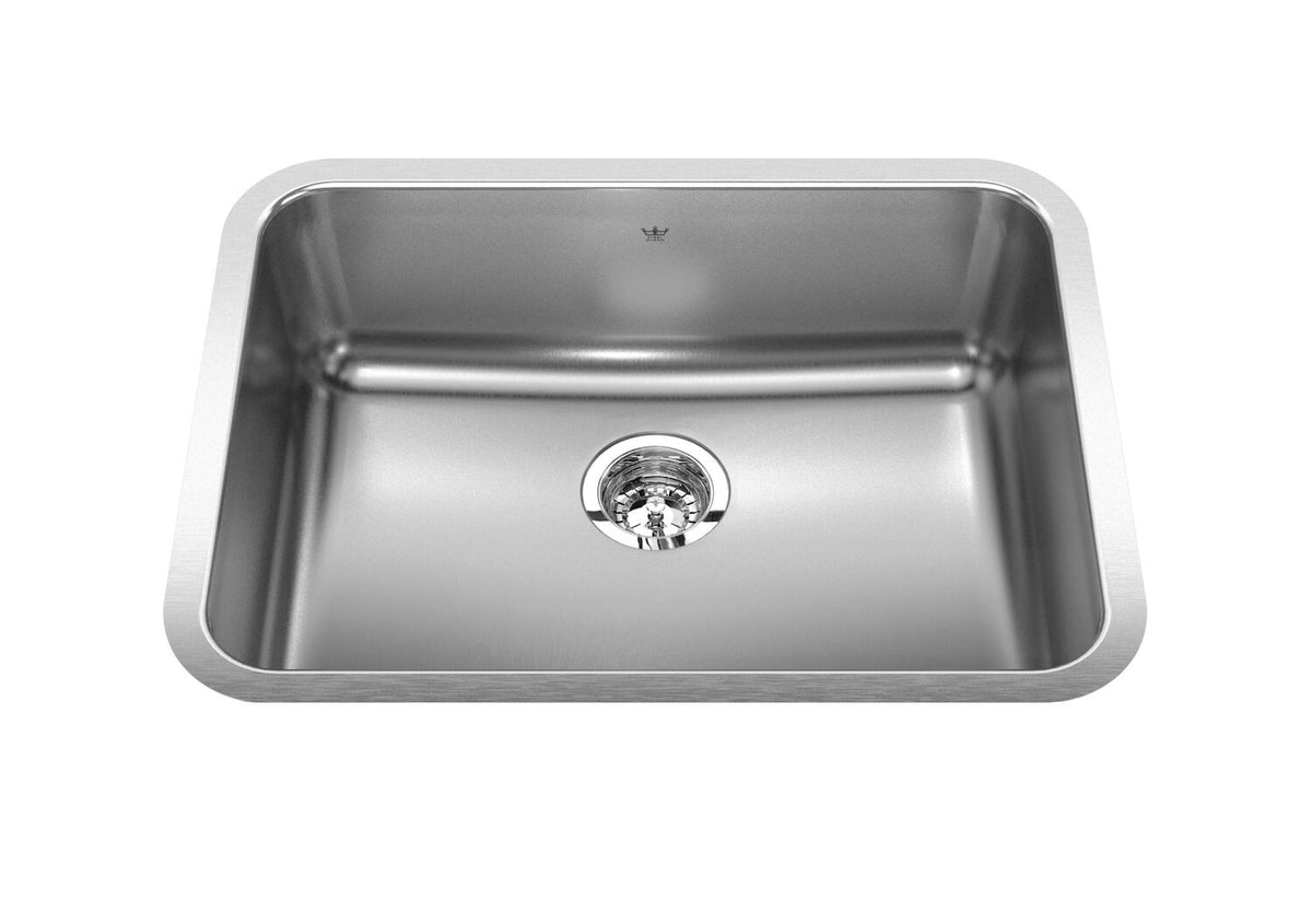 STEEL QUEEN UNDERMOUNT SINGLE BOWL STAINLESS STEEL KITCHEN SINK
