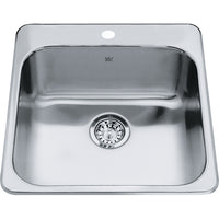 STEEL QUEEN DROP IN SINGLE BOWL STAINLESS STEEL KITCHEN SINK - robinsonco.ca