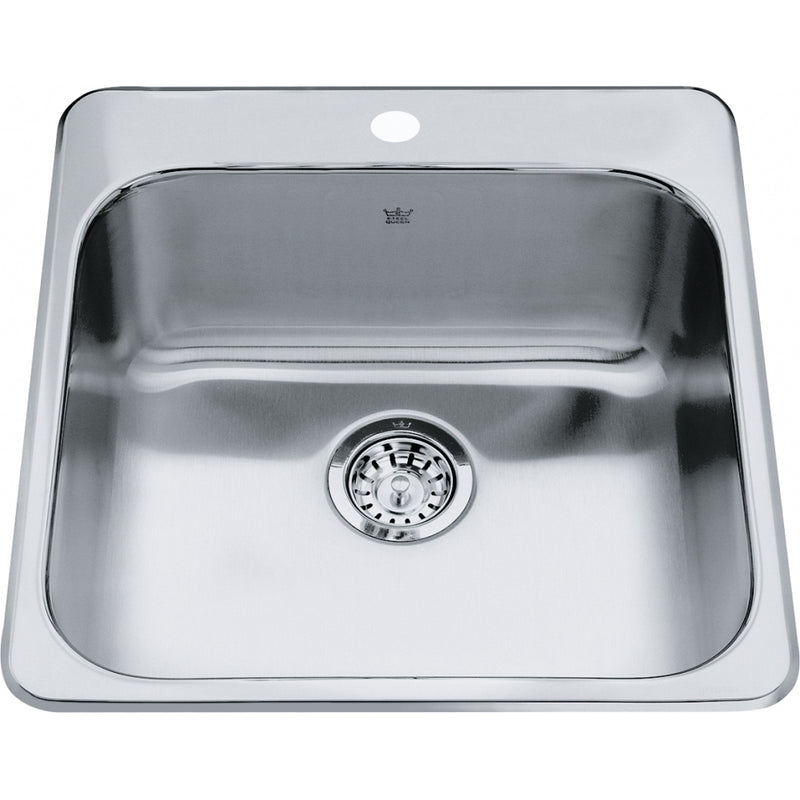 STEEL QUEEN DROP IN SINGLE BOWL STAINLESS STEEL KITCHEN SINK - robinsonco.ca