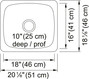 KINDRED UTILITY COLLECTION UNDERMOUNT SINGLE BOWL STAINLESS STEEL LAUNDRY SINK - robinsonco.ca