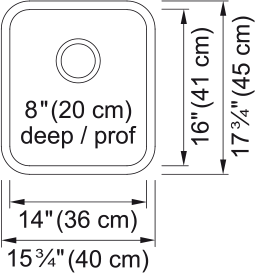 STEEL QUEEN UNDERMOUNT SINGLE BOWL STAINLESS STEEL HOSPITALITY SINK - robinsonco.ca