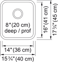 STEEL QUEEN UNDERMOUNT SINGLE BOWL STAINLESS STEEL HOSPITALITY SINK - robinsonco.ca