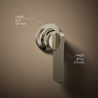 CLAUDE™ Trip Lever by Studio McGee in polished finish by Kohler