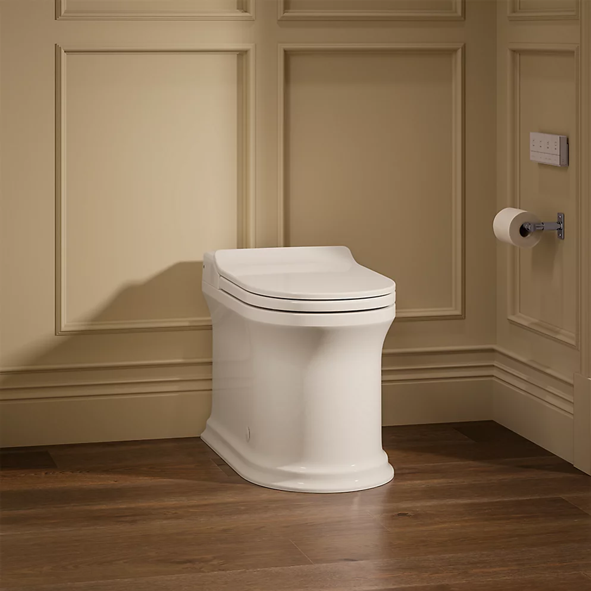 Claude™ one-piece elongated smart toilet by Studio McGee from Kohler