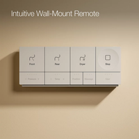 Intuitive wall-mount remote for CLAUDE™ One-Piece Elongated Smart Toilet by Kohler