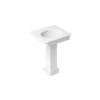 Claude pedestal bathroom sink 24 inch white by Kohler