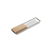 CLAUDE™ two-piece bath caddy by Studio McGee in polished nickel by Kohler