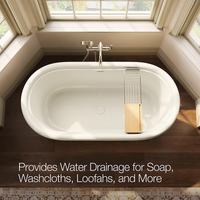 Claude™ two-piece bath caddy by Kohler over bathtub
