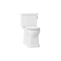 Claude™ two-piece elongated toilet in white by Kohler with handle on right side