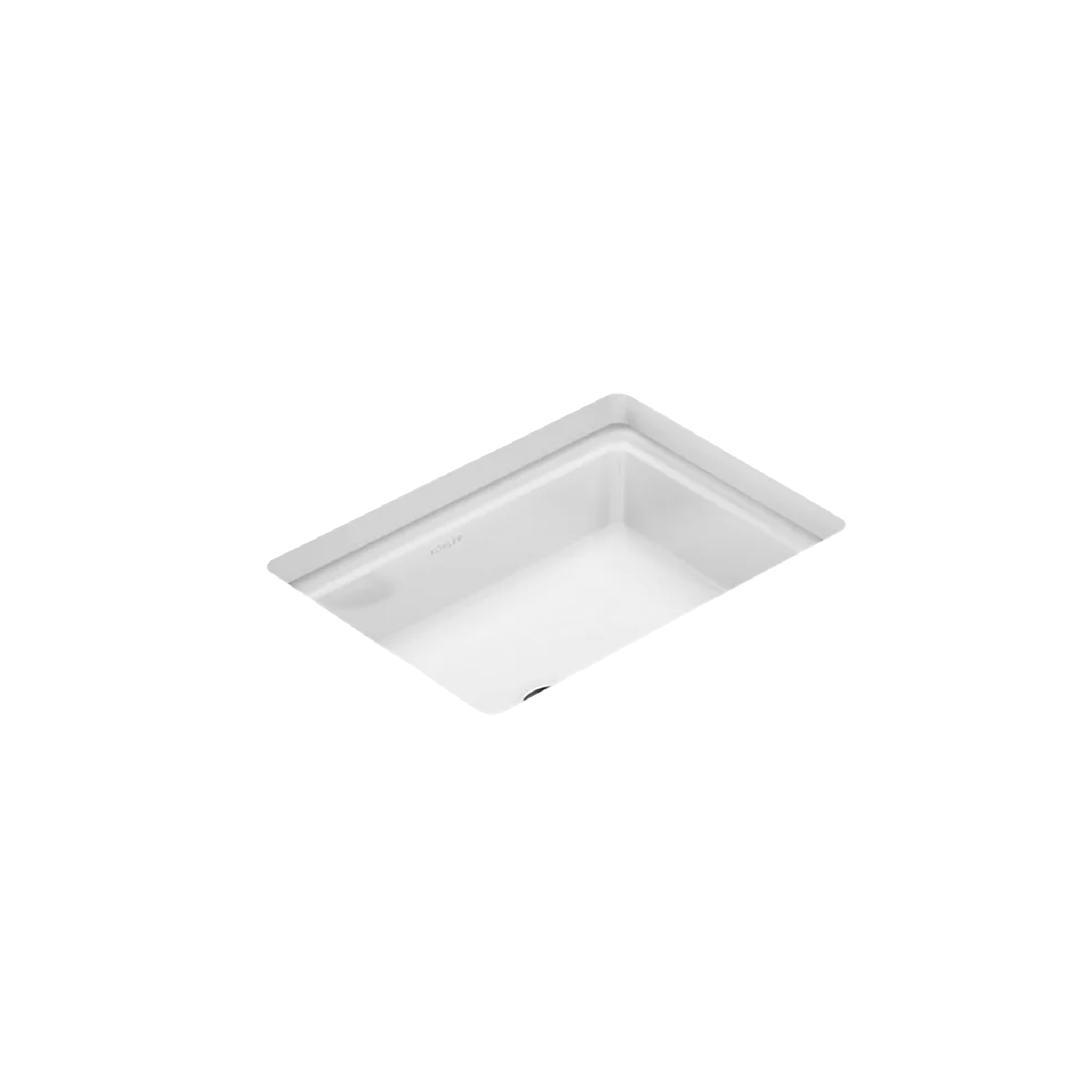 Claude™ undermount bathroom sink in white by Kohler