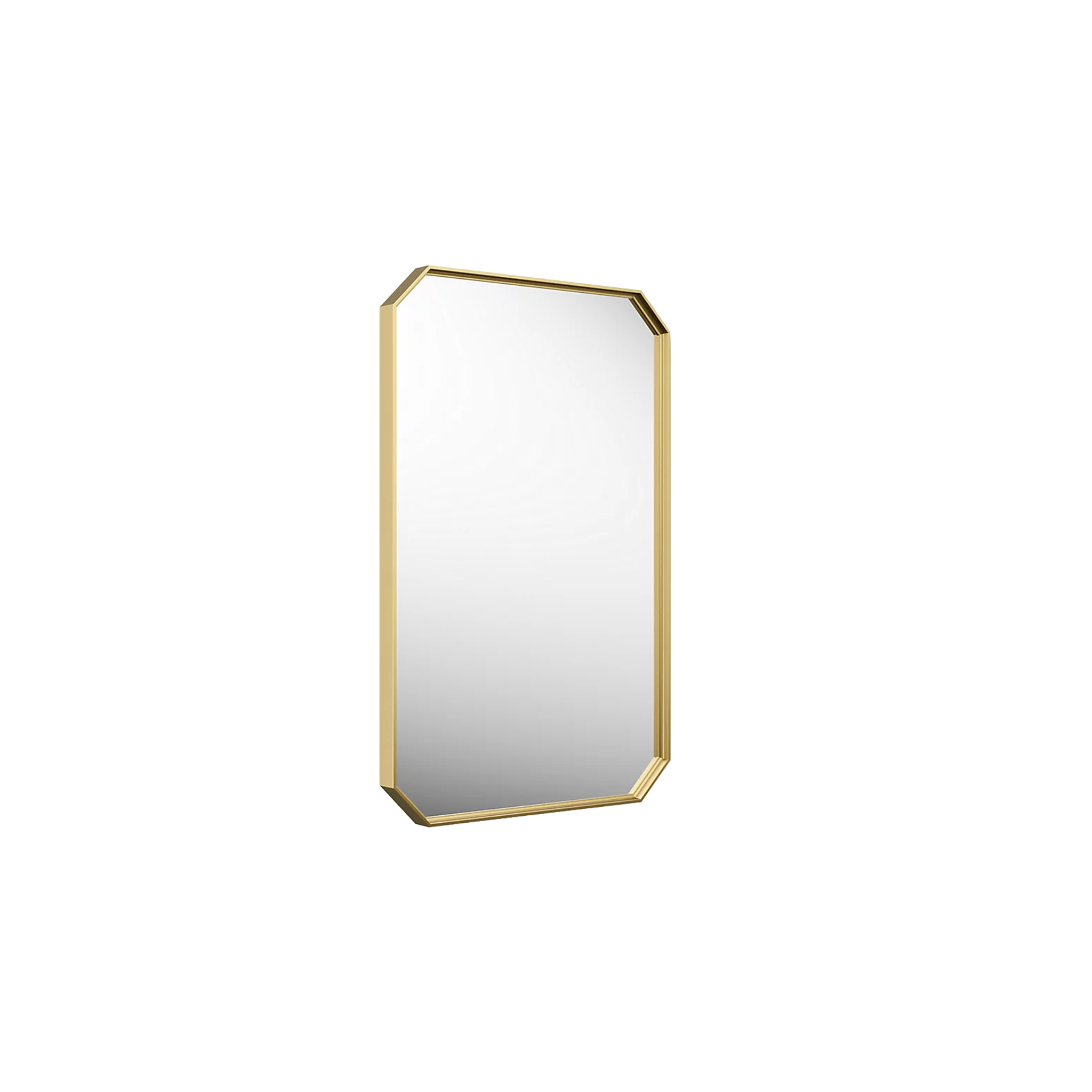 CLAUDE™ rectangular framed mirror by Studio McGee in brass finish from Kohler