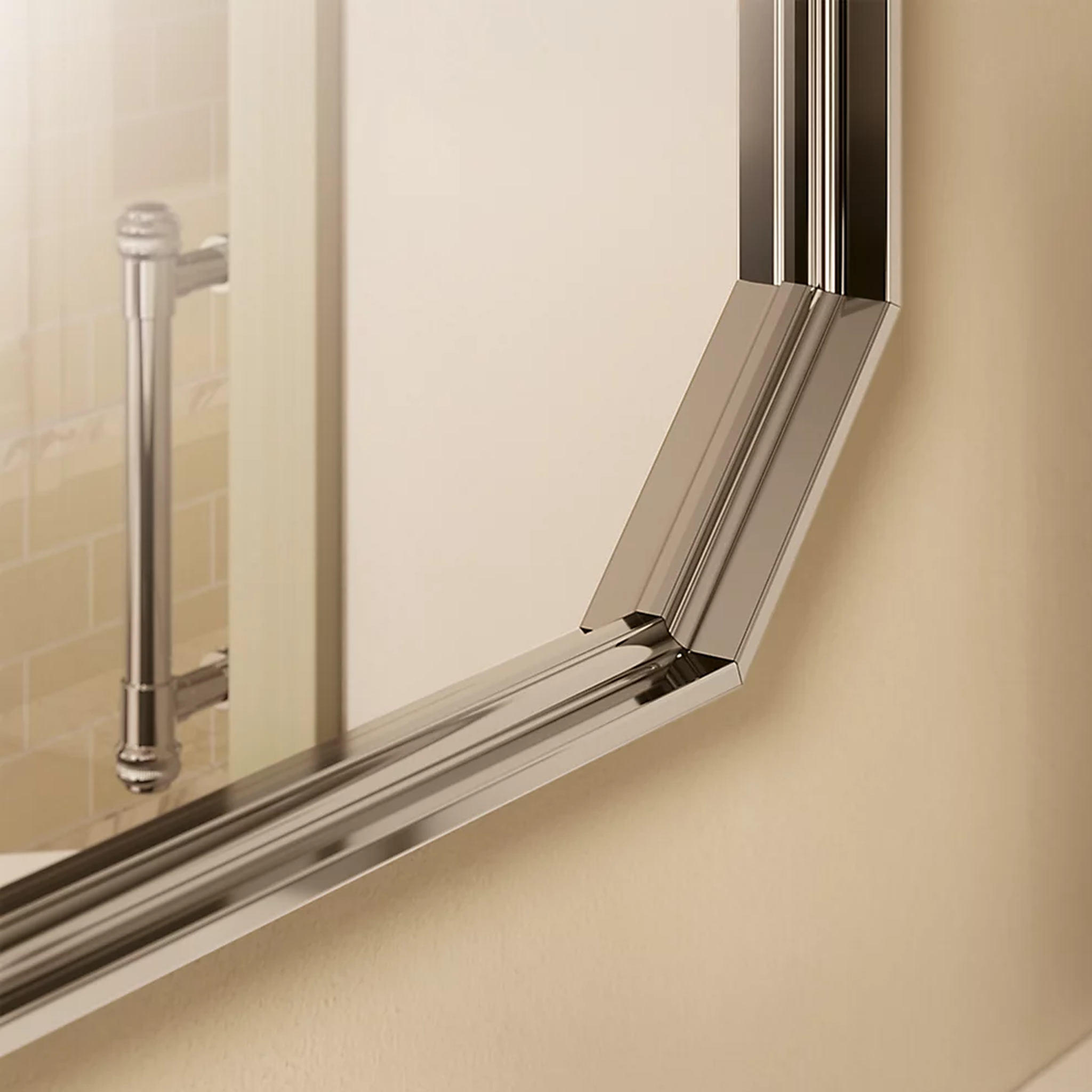 Claude™ rectangular framed mirror detail by Kohler