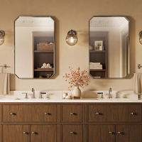 Claude™ rectangular framed mirror by Studio McGee from Kohler in bathroom setting