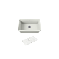 Audrine™ Undermount single-bowl kitchen sink and grid by Kohler
