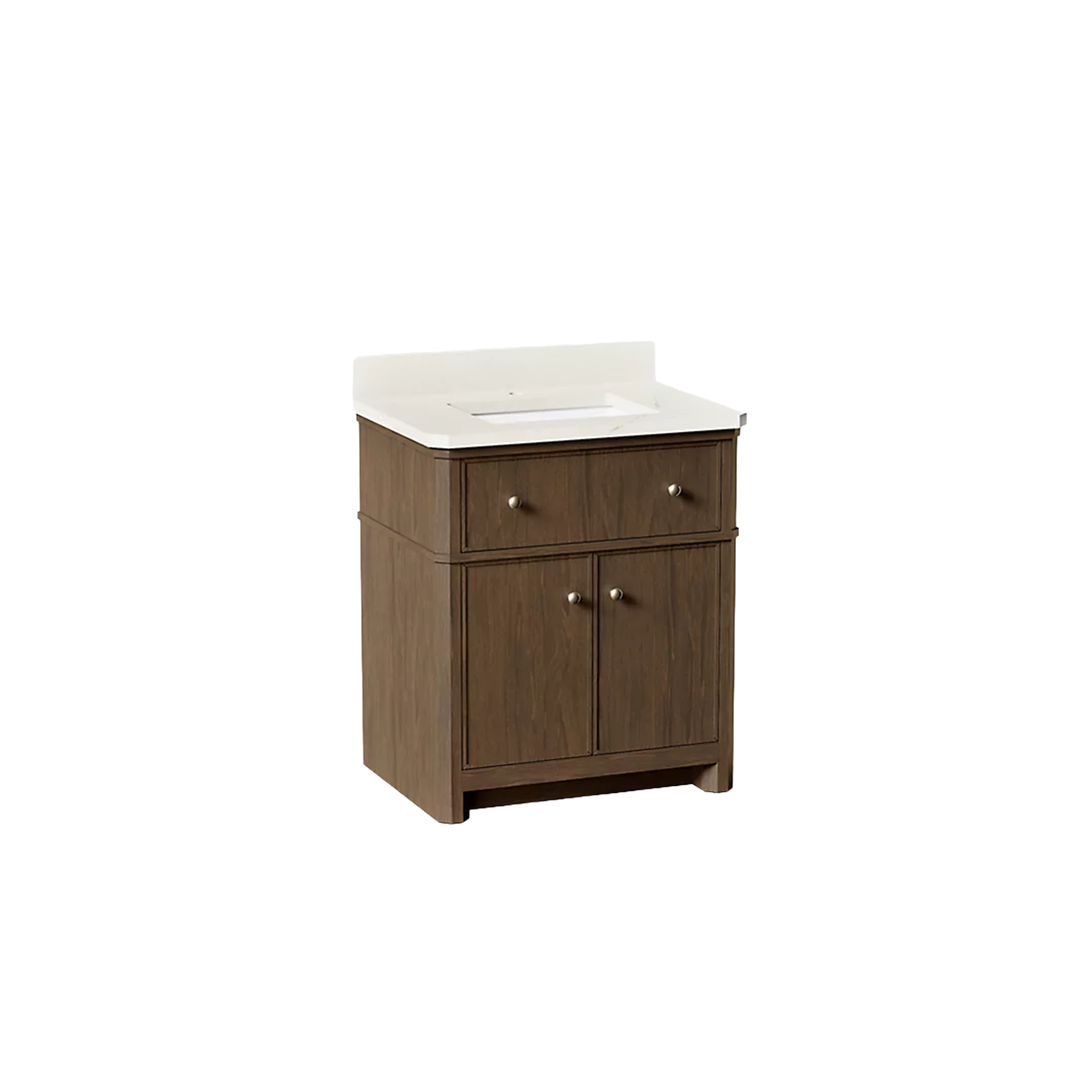 Claude™ bathroom vanity cabinet by Studio McGee in draper oak by Kohler