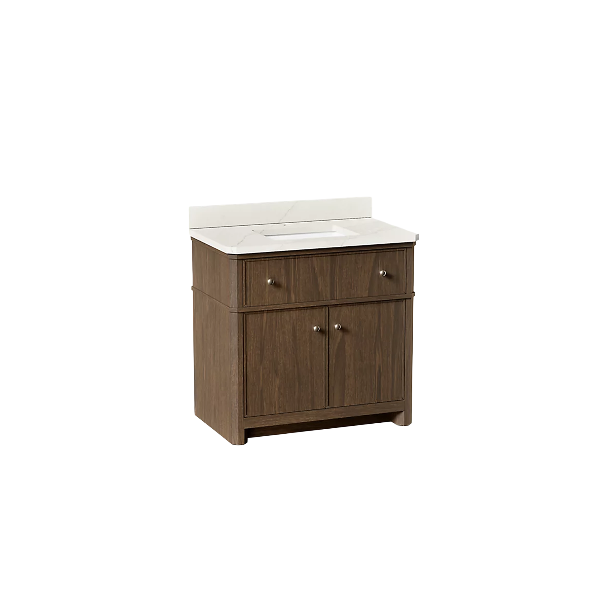 Claude™ bathroom vanity cabinet in draper oak by Kohler