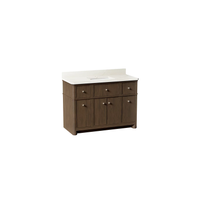 Claude™ bathroom vanity cabinet by Studio McGee in Draper Oak by Kohler