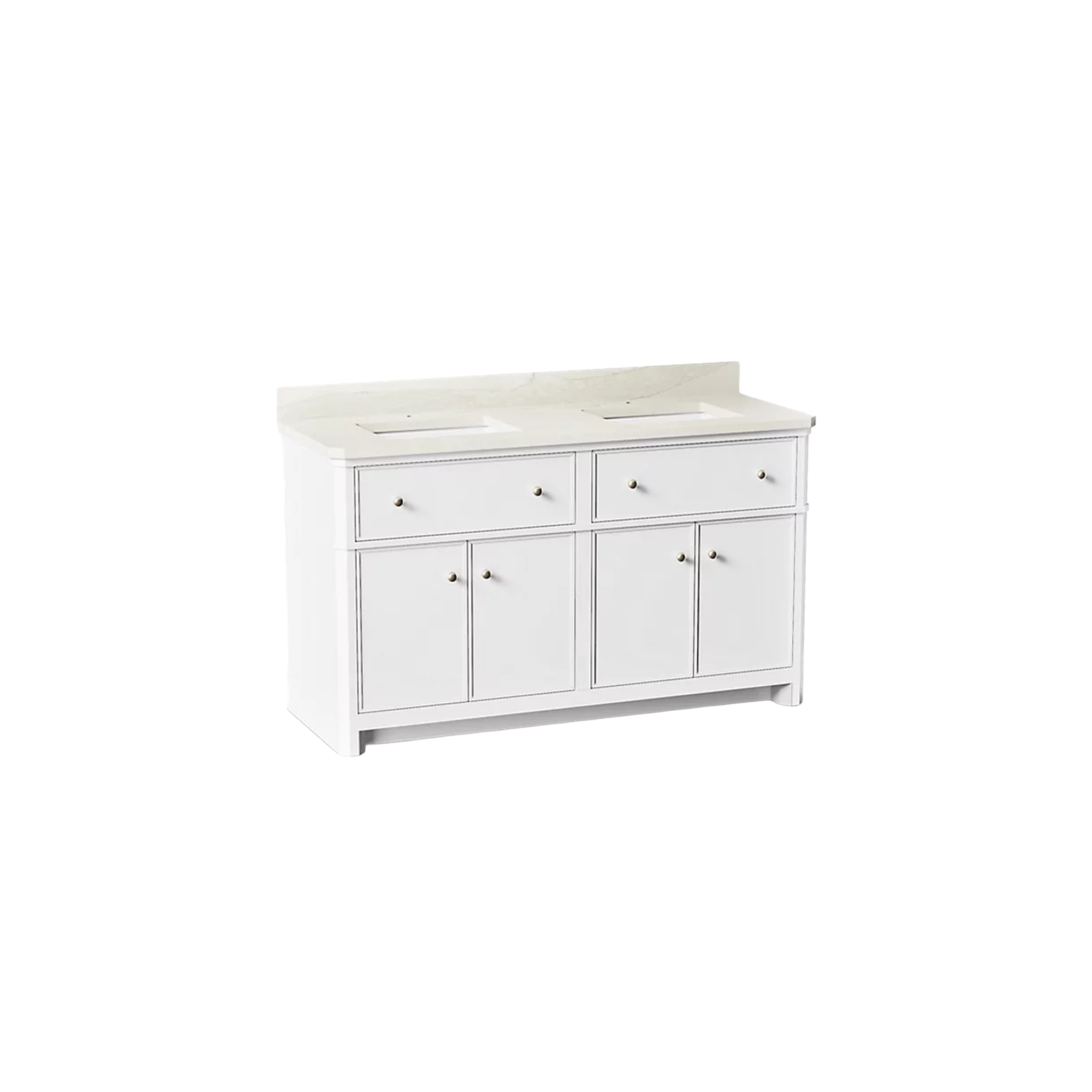 Claude™ bathroom vanity cabinet by Studio McGee in white by Kohler